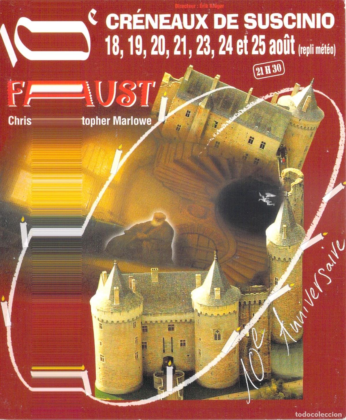 Postkarten: Postal del Festival de Teatro Faust en el Castillo de Suscinio