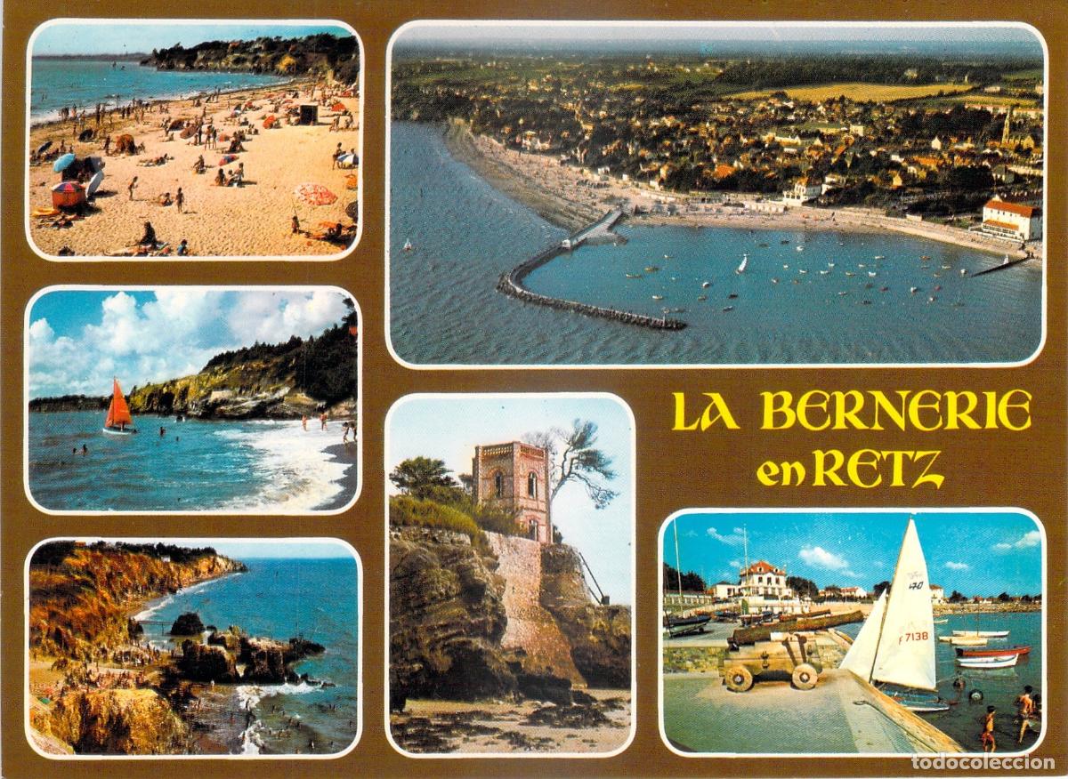 Postkarten: Postal de La Bernerie-en-Retz Costa de Jade Francia Multivista