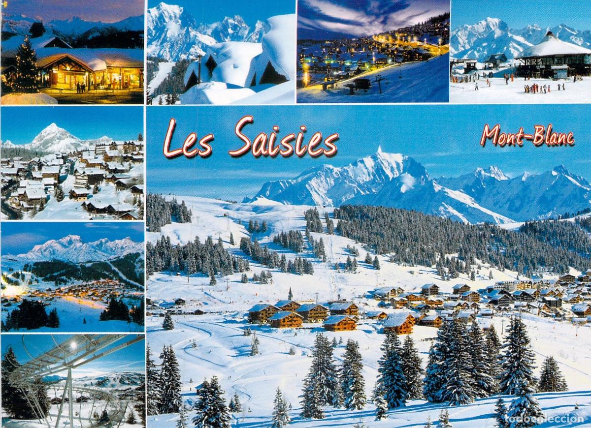 Cartes Postales: Postal Les Saisies Saboya Francia Espace Diamant Mont-Blanc