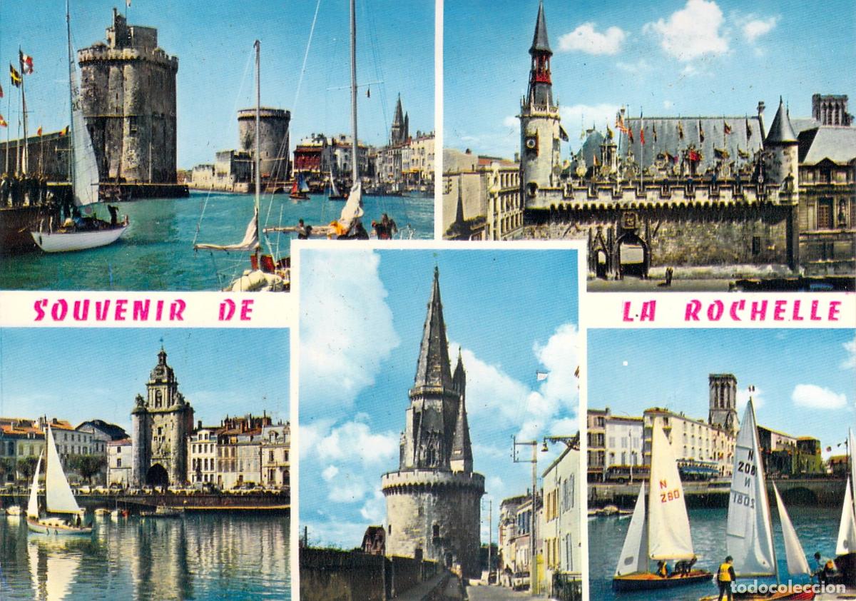 Cartes Postales: Postal Multi-vista de La Rochelle, Francia - Monumentos Hist&oacute;ricos