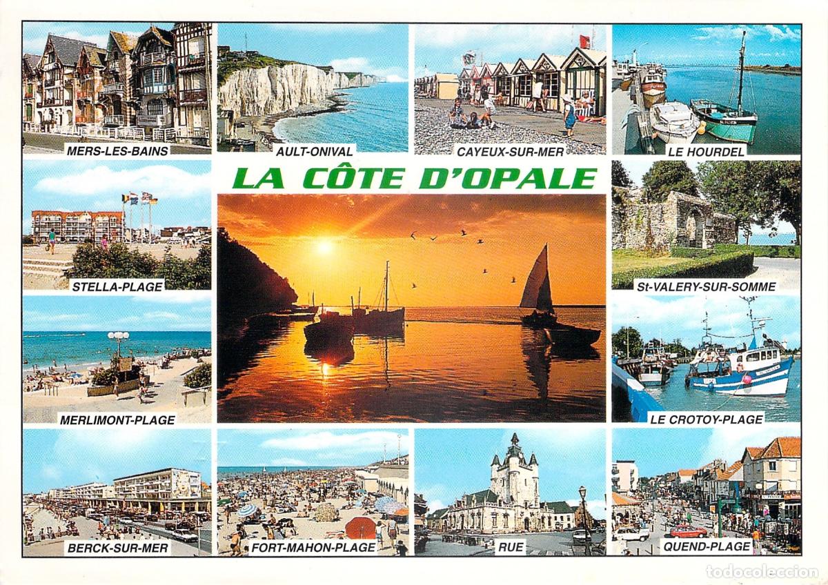Postales: Postal Multi-vista de La C&ocirc;te d'Opale, Francia