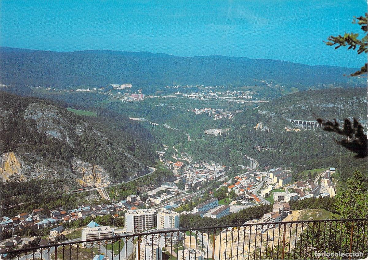 Postales: Postal de Morez Jura, Francia - Vista Panor&aacute;mica desde Roche Br&ucirc;l&eacute;e