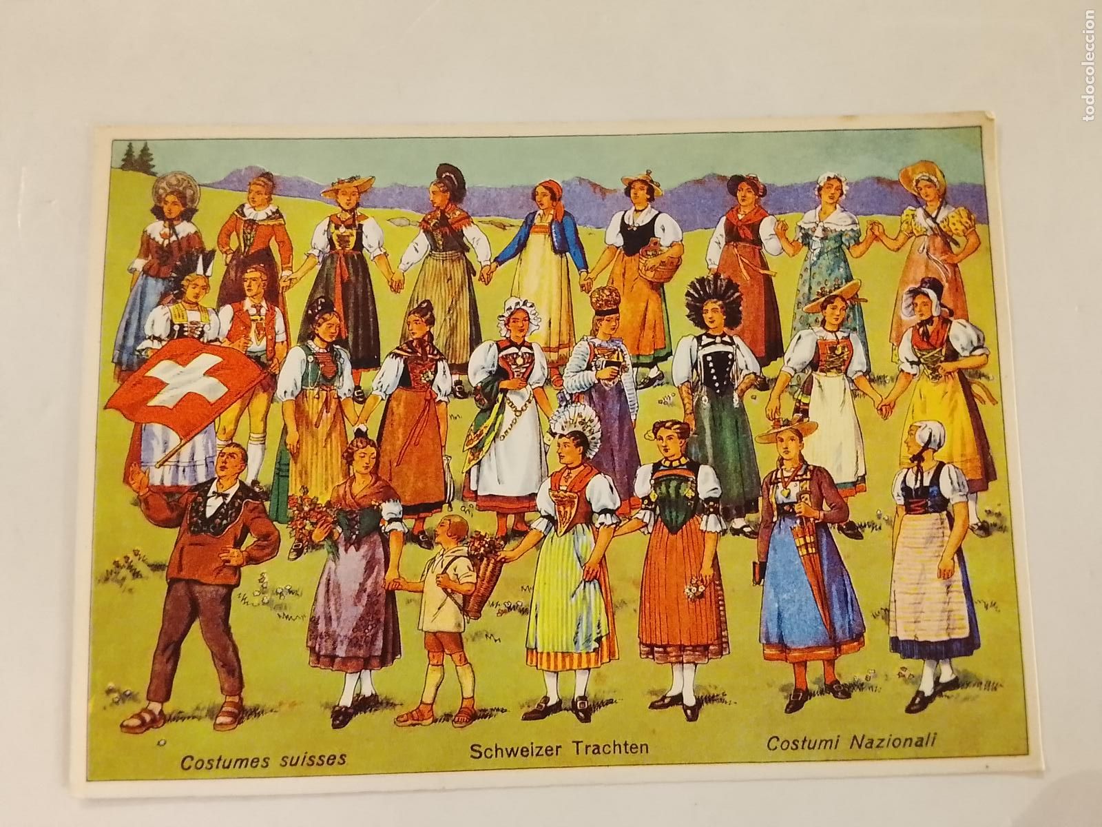 Postcards: SUIZA - TRAJES TIPICOS - POSTAL -(115.618)