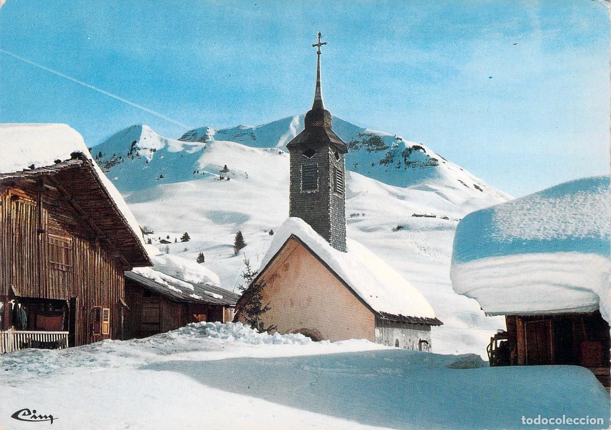 Cartes Postales: Postal de Le Grand-Bornand, Capilla de Chinaillon en Invierno