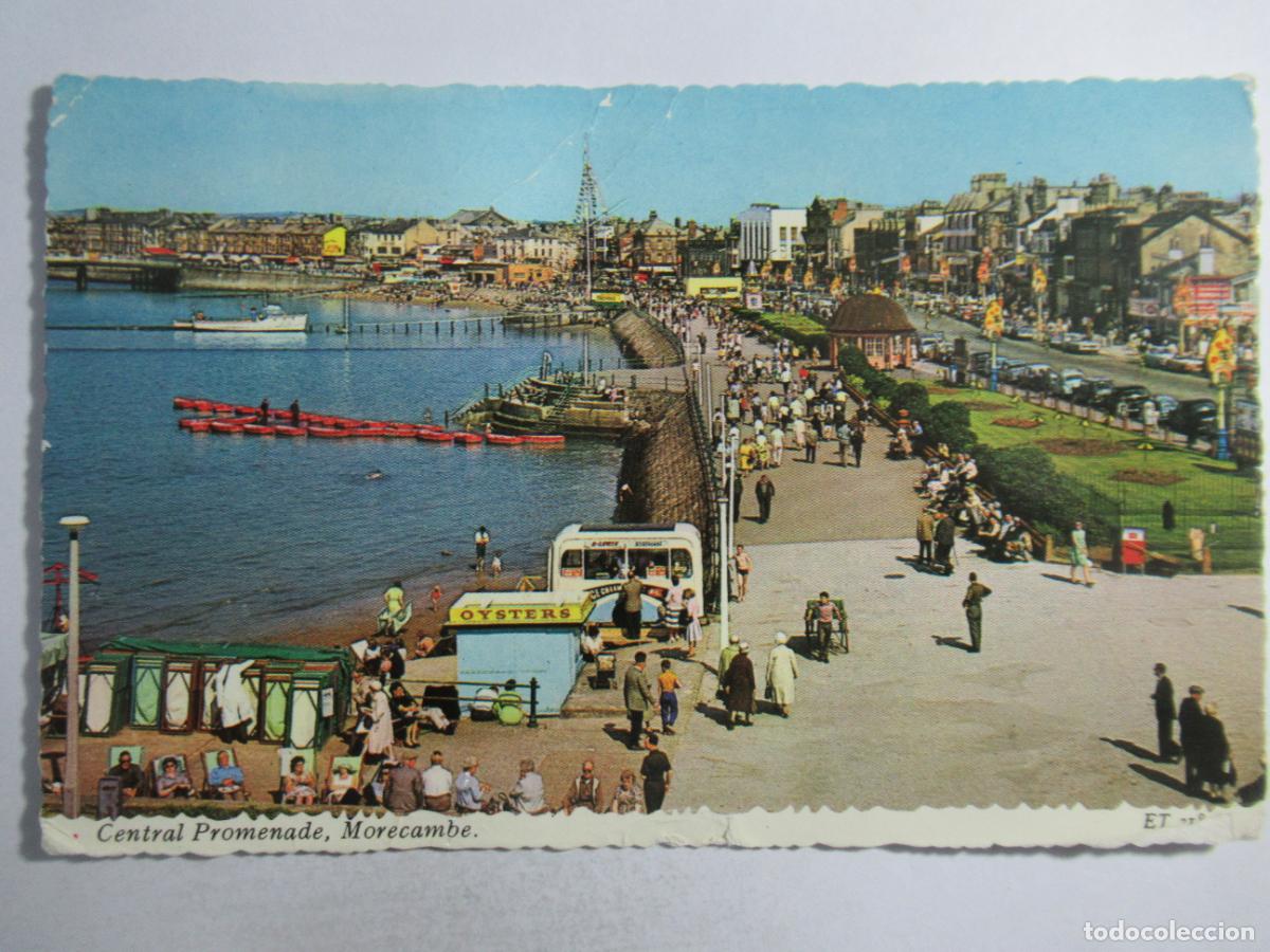 Postales: Morecambe - Central Promenade - Escrita
