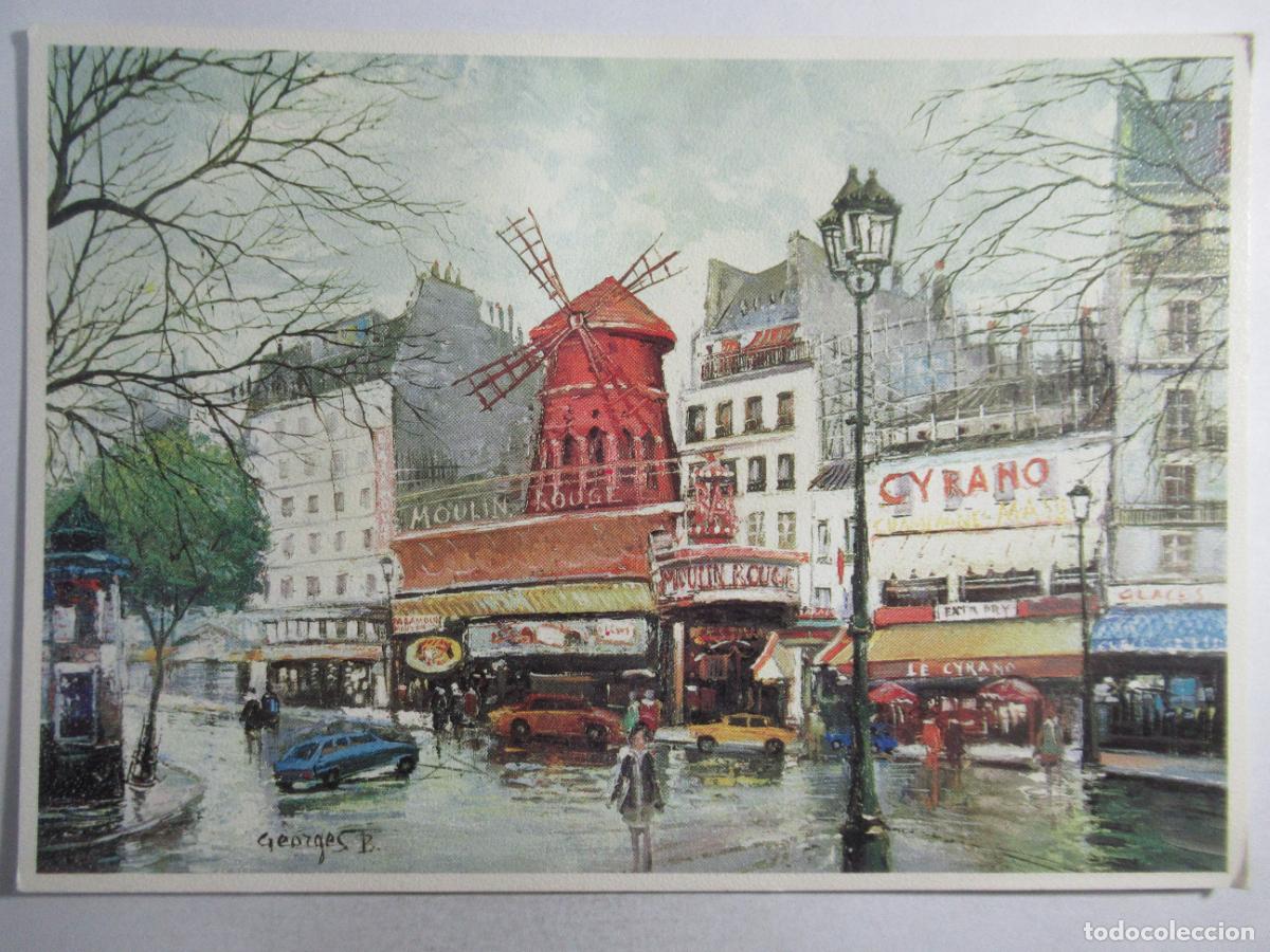 Postales: Par&iacute;s - Le Moulin Rouge - S/C - Foto 1