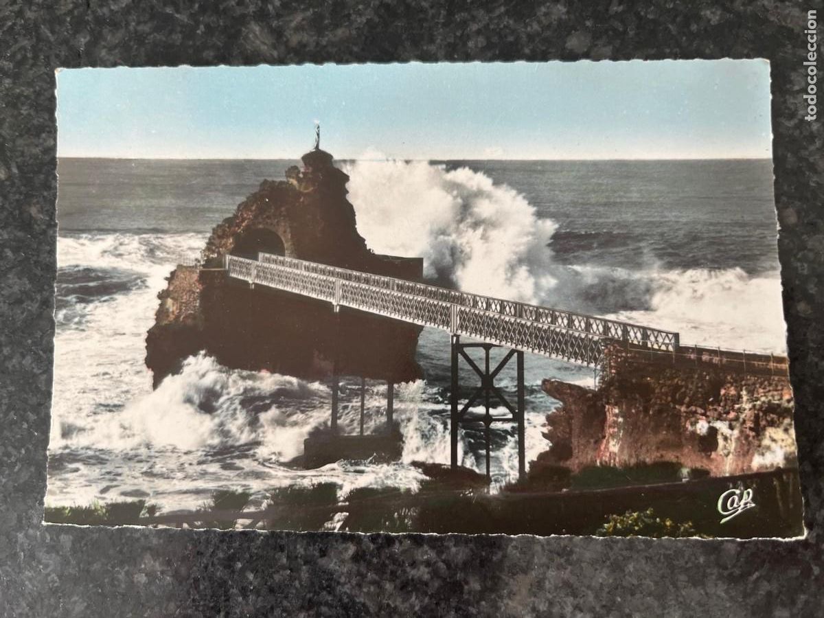 Postales: Biarritz Templete au Rocher de la Vierge sin circular - Foto 1