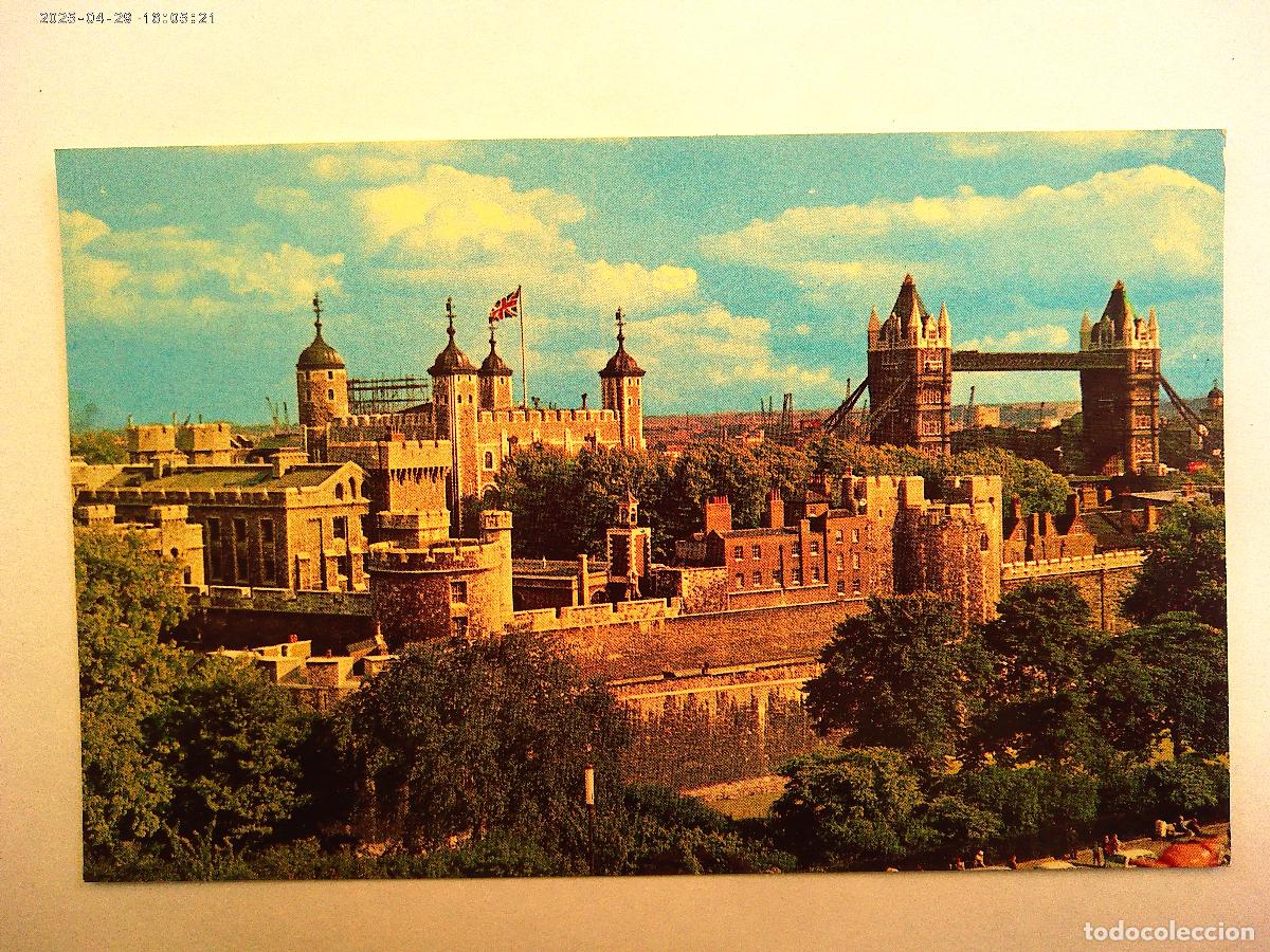 Postkarten: POSTAL DE LONDRES ( GRAN BRETA&Ntilde;A ): TOWER Y TOWER BRIDGE . TORRE DE LONDRES