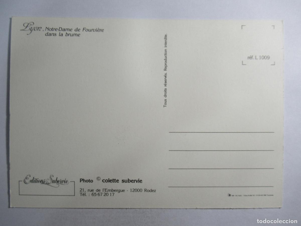 Postales: Francia - Lyon - S/C - Foto 2