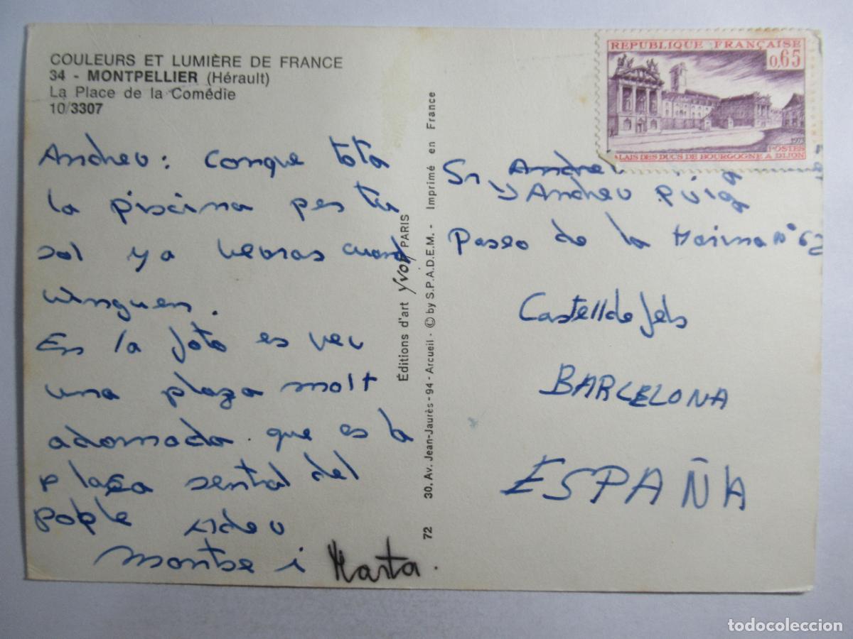 Postales: Francia - Montpellier - Circulada - Foto 2