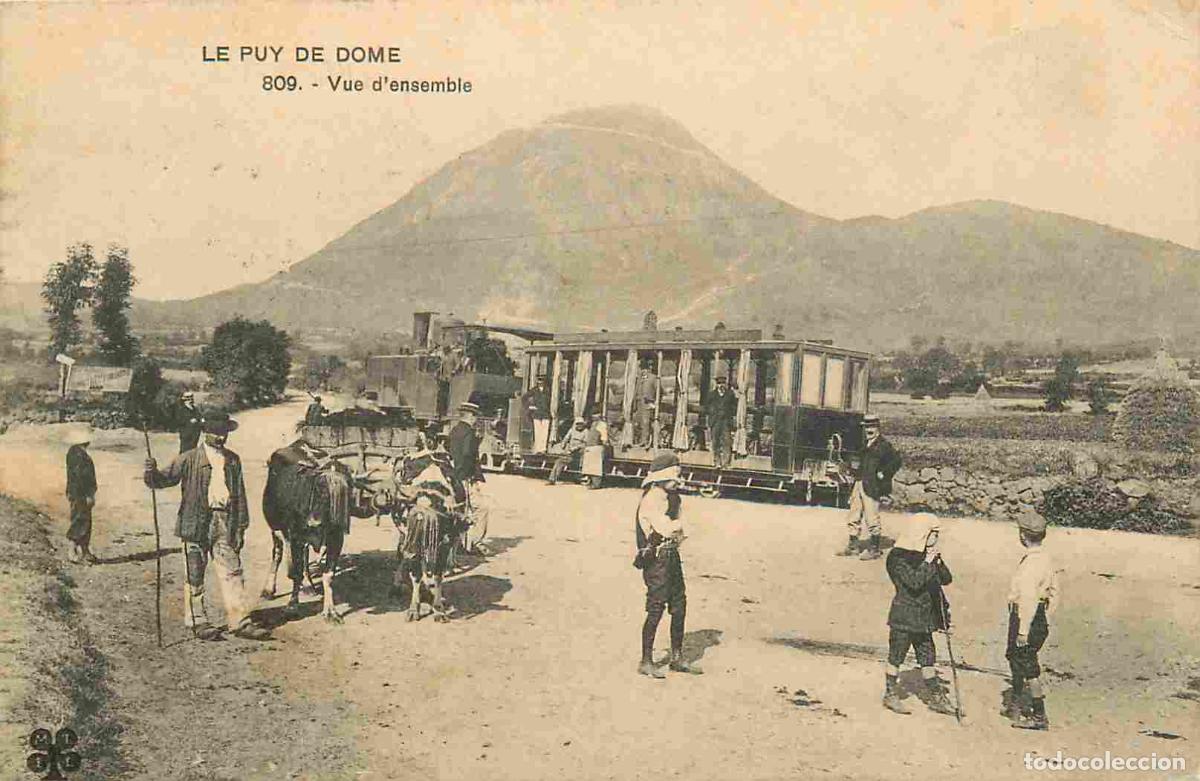 Postales: Carte Postale Ancienne - 63 - Le puy de dome - Vue d'ensemble - Anim&eacute;e - Trains - CPA - Oblit&eacute;ration