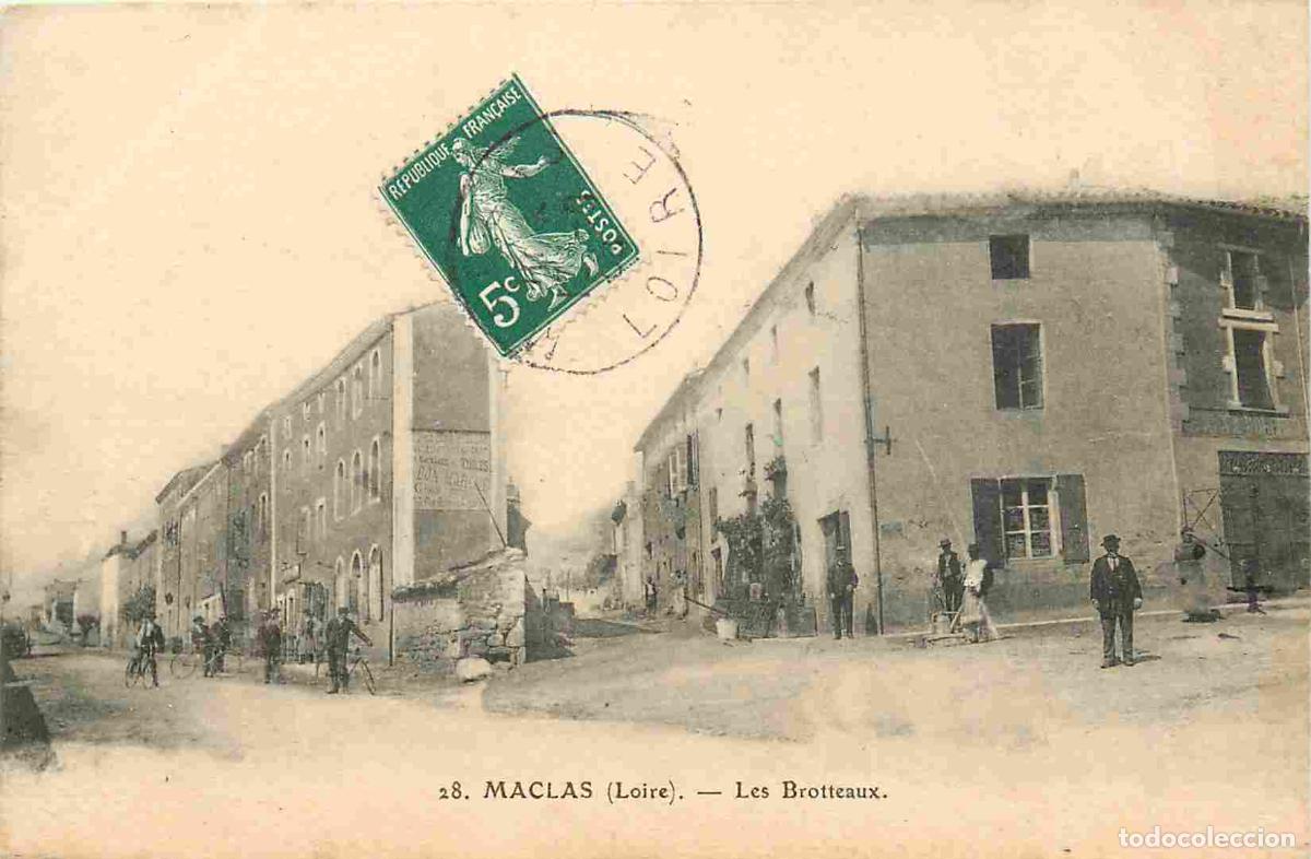 Postales: Carte Postale Ancienne - 42 - Maclas - Les Brotteaux - Anim&eacute;e - CPA - Oblit&eacute;ration de 1908 - Voir Sc