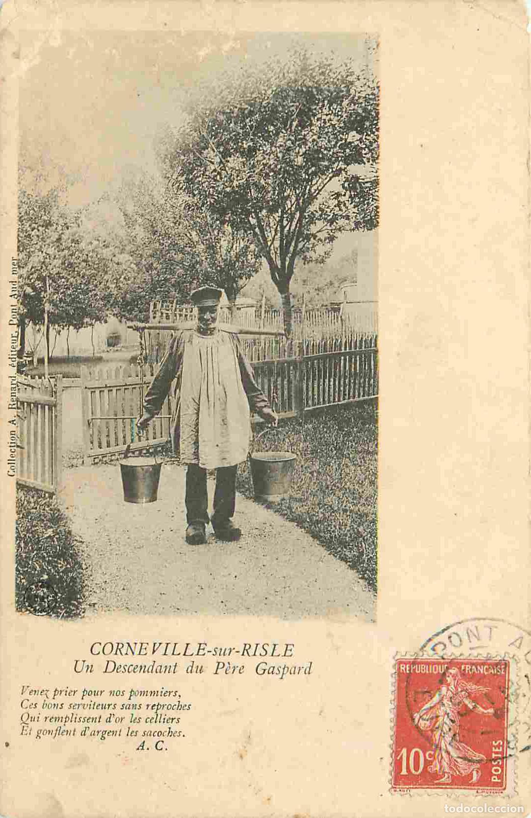 Postales: Carte Postale Ancienne - 27 - Corneville-sur-risle - Un descendant du p&egrave;re gaspard venez prier pour