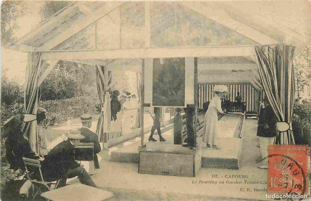 Postais: Carte Postale Ancienne - 14 - Cabourg - Le bowling au garden-tennis-club - Anim&eacute;e - CPA - Oblit&eacute;rati