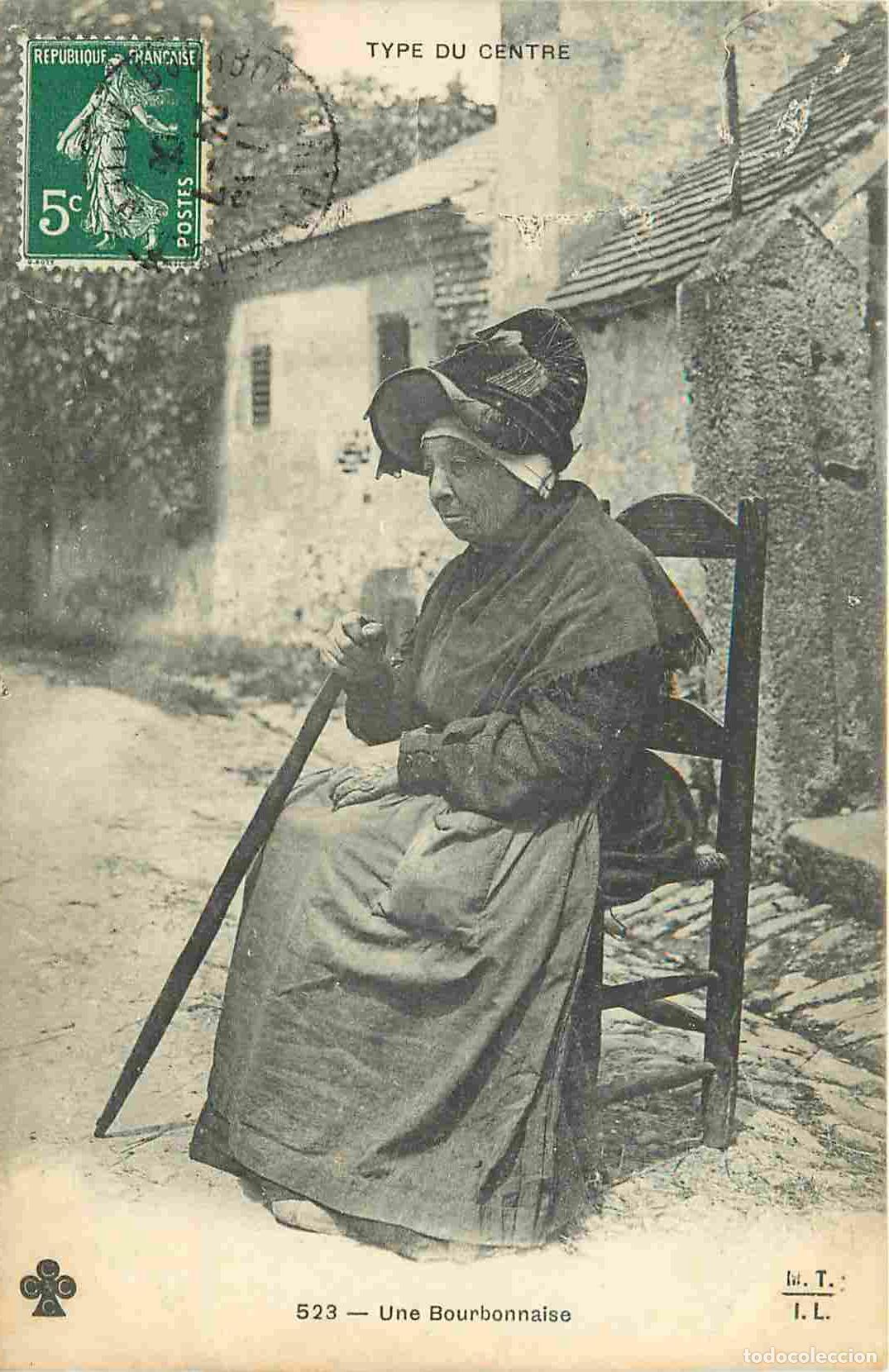 Postkarten: Carte Postale Ancienne - 03 - Bourbonnais - Une bourbonnaise - Anim&eacute;e - Folklore Sc&egrave;nes et Types - C