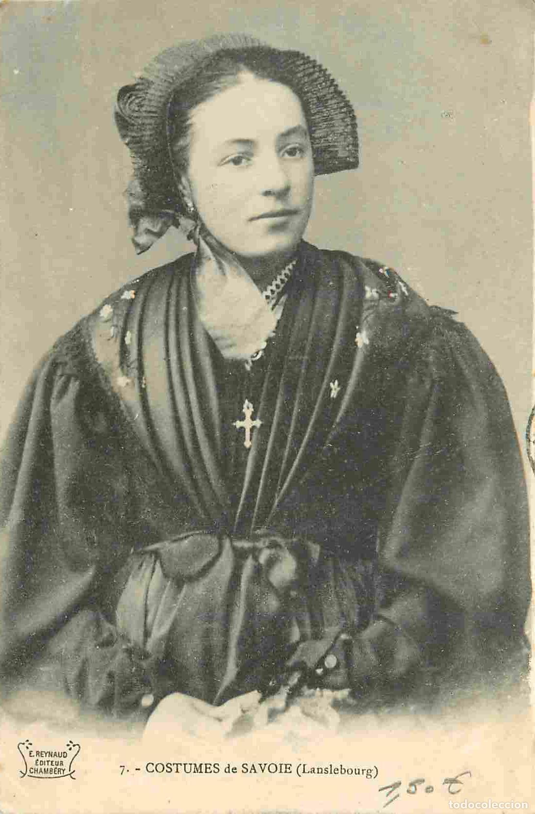 Cartes Postales: Carte Postale Ancienne - 73 - Lanslebourg - Costumes de savoie - Anim&eacute;e - Folklore Sc&egrave;nes et Types -