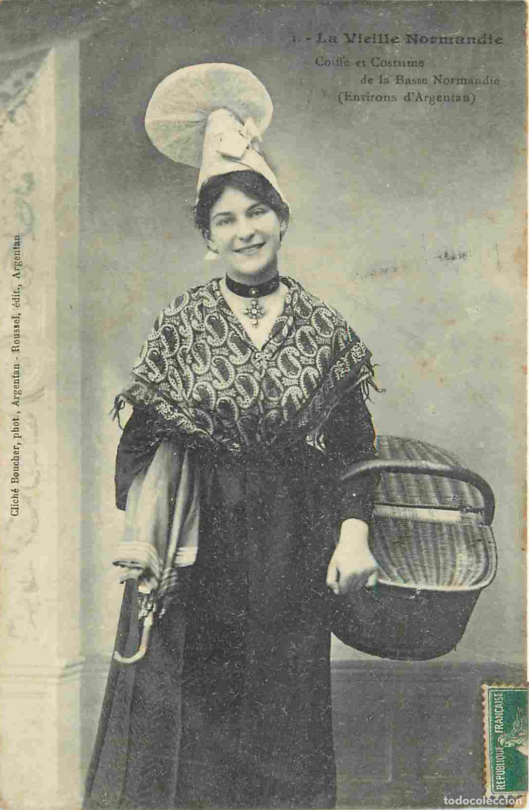 Postales: Carte Postale Ancienne - 61 - Argentan - La vieille normandie - coiffe et costume de la basse norman
