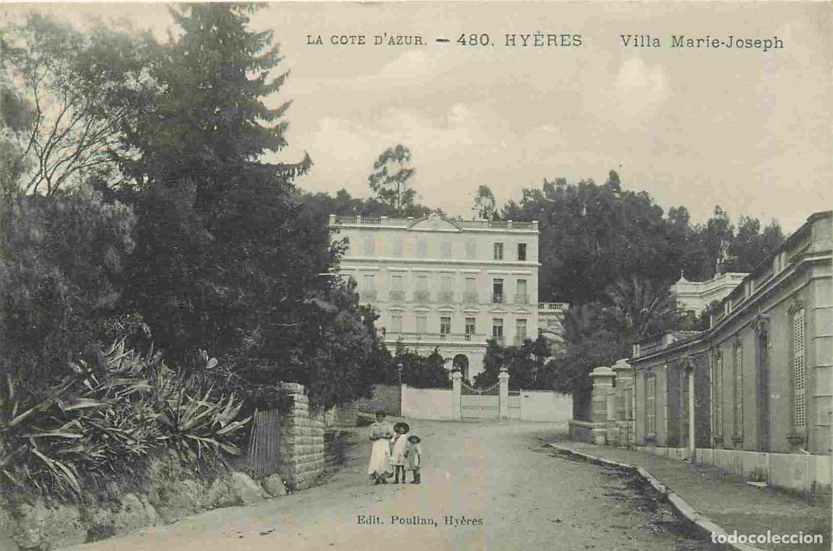 Cartes Postales: Carte Postale Ancienne - 83 - Hy&egrave;res - Villa Marie-Joseph - Anim&eacute;e - CPA - Voir Scans Recto-Verso