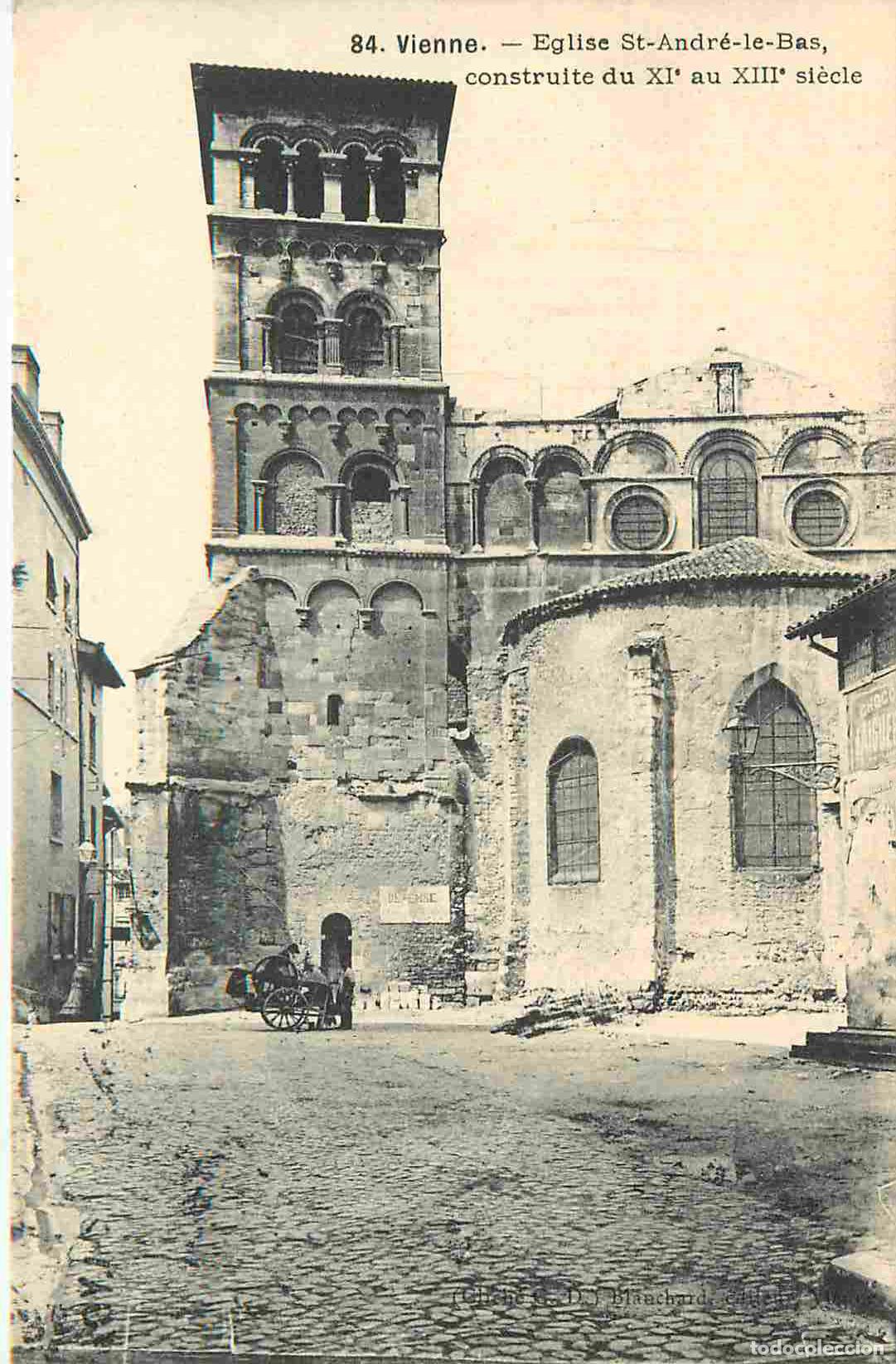 Postales: Carte Postale Ancienne - 38 - Vienne - Eglise St-Andr&eacute;-le-Bas construite du XIe au XIIIe si&egrave;cle - CP