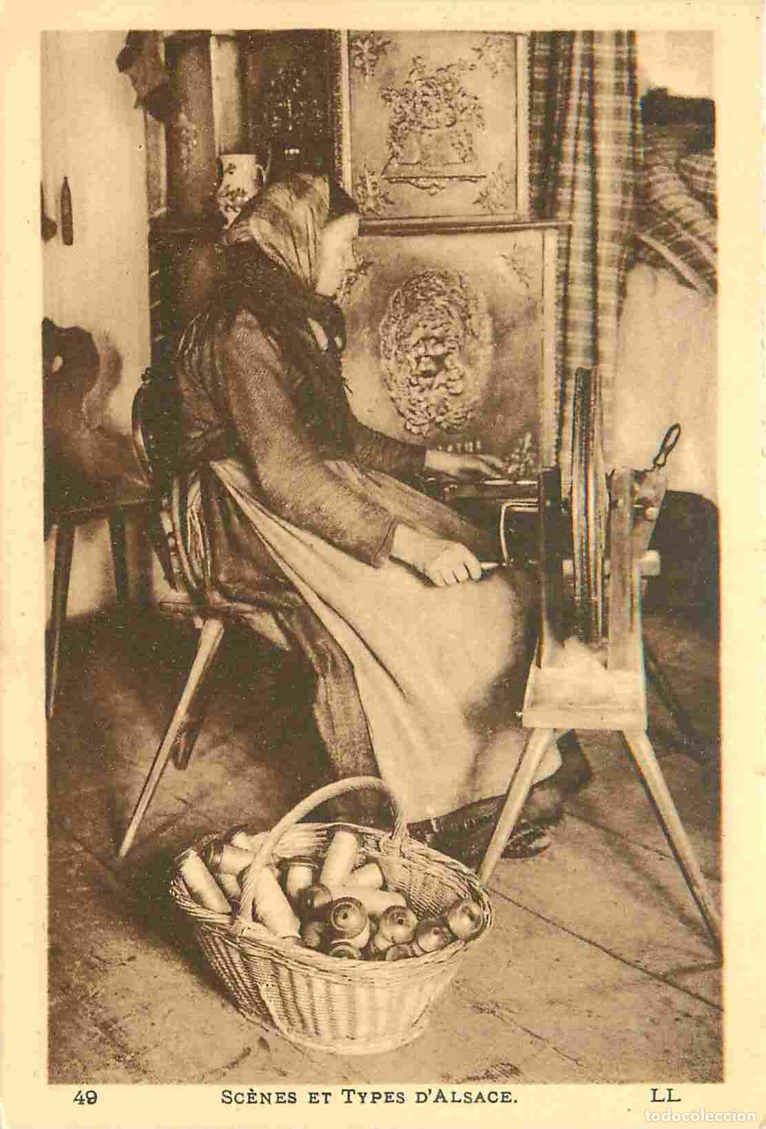 Postkarten: Carte Postale Ancienne - France - Alsace - Sc&egrave;nes et types d'Alsace - Anim&eacute;e - Folklore Sc&egrave;nes et Ty