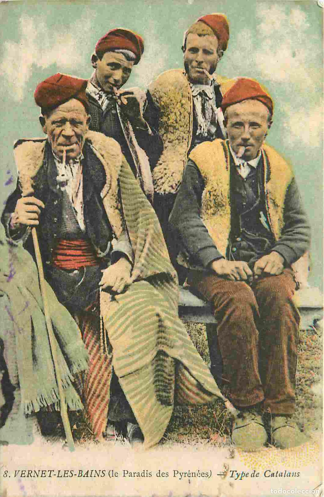 Postkarten: Carte Postale Ancienne - 66 - Vernet-les-bains - Le paradis des pyr&eacute;n&eacute;es type de catalans - Anim&eacute;e -