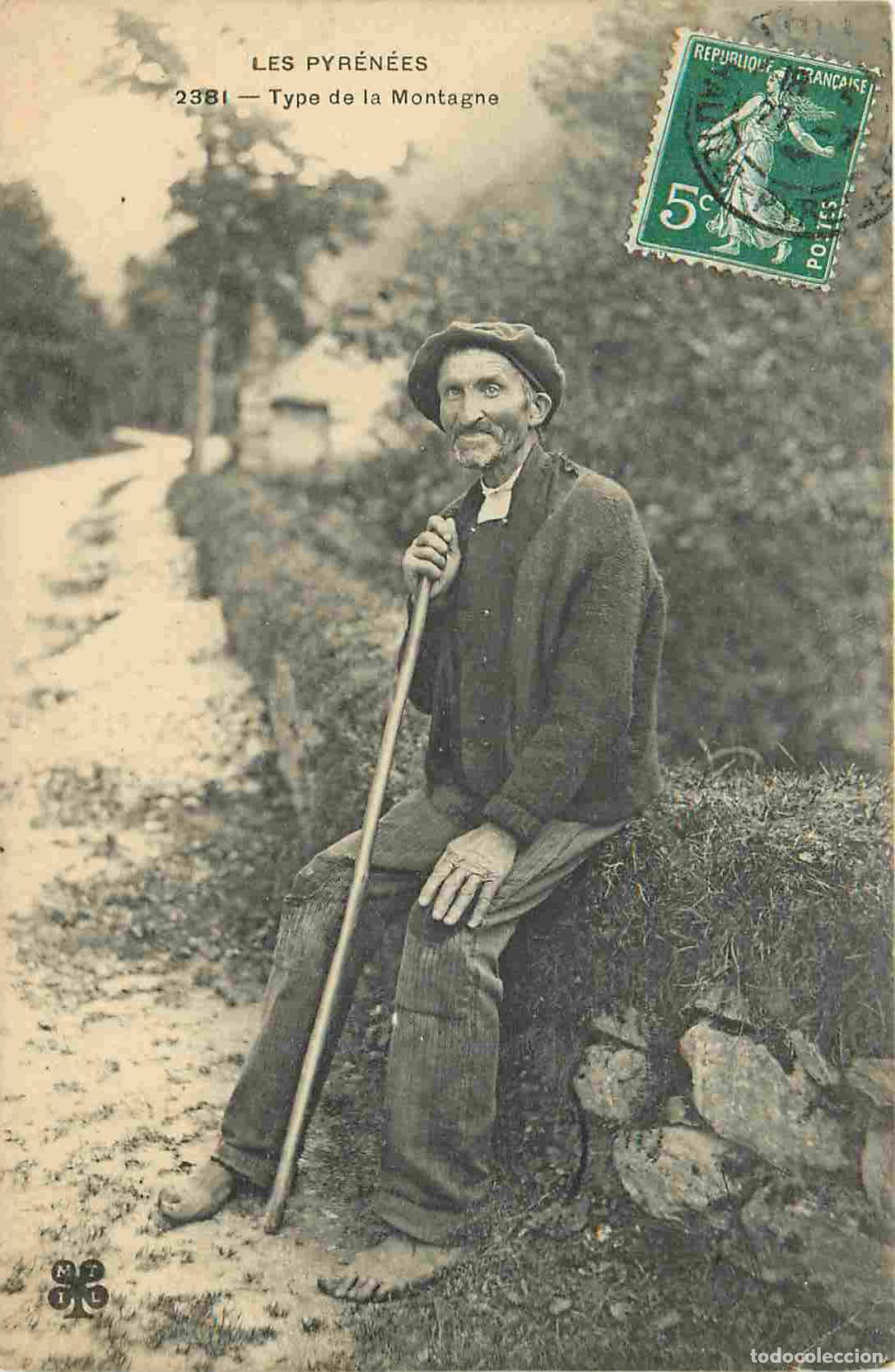 Postkarten: Carte Postale Ancienne - France - Pyr&eacute;n&eacute;es - Type de la montagne - Anim&eacute;e - Folklore Sc&egrave;nes et Types