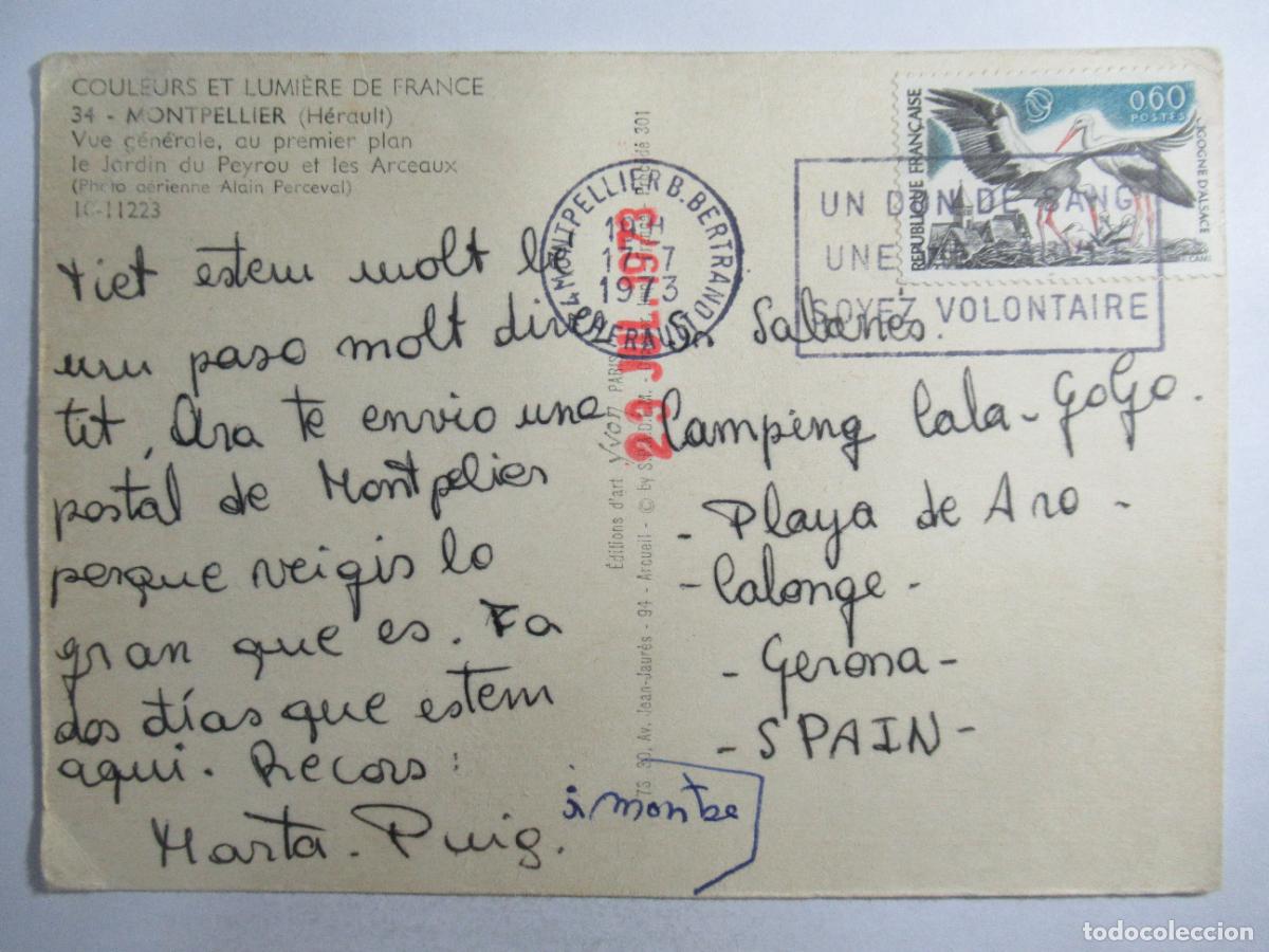 Postales: Francia - Montpellier - Circulada - Foto 2