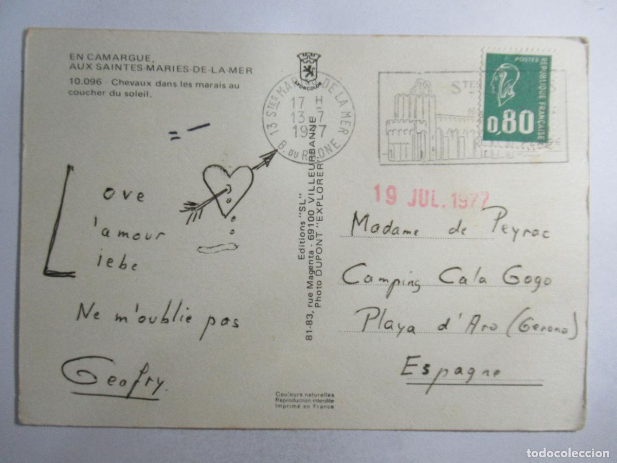 Postales: Francia - La Camargue - Circulada - Foto 2