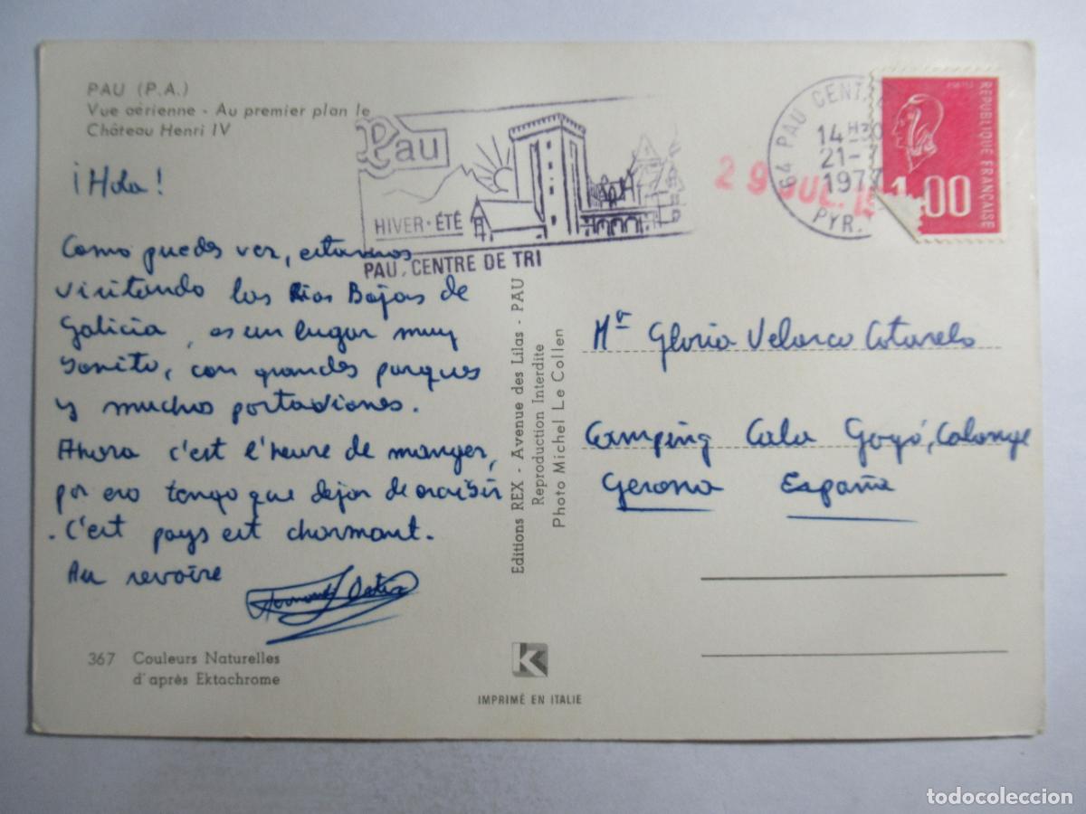 Postales: Francia - Pau - Circulada - Foto 2