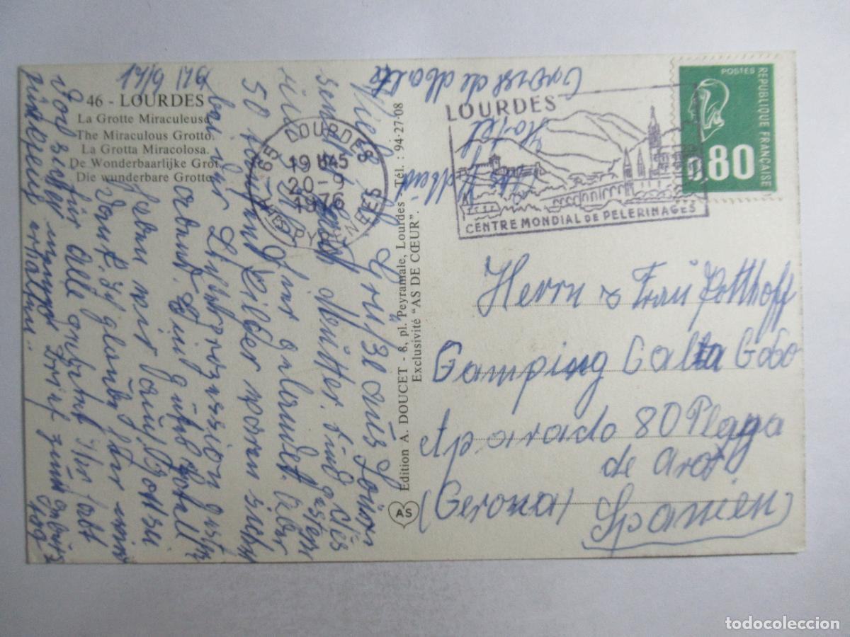 Postales: Francia - Lourdes - Circulada - Foto 2