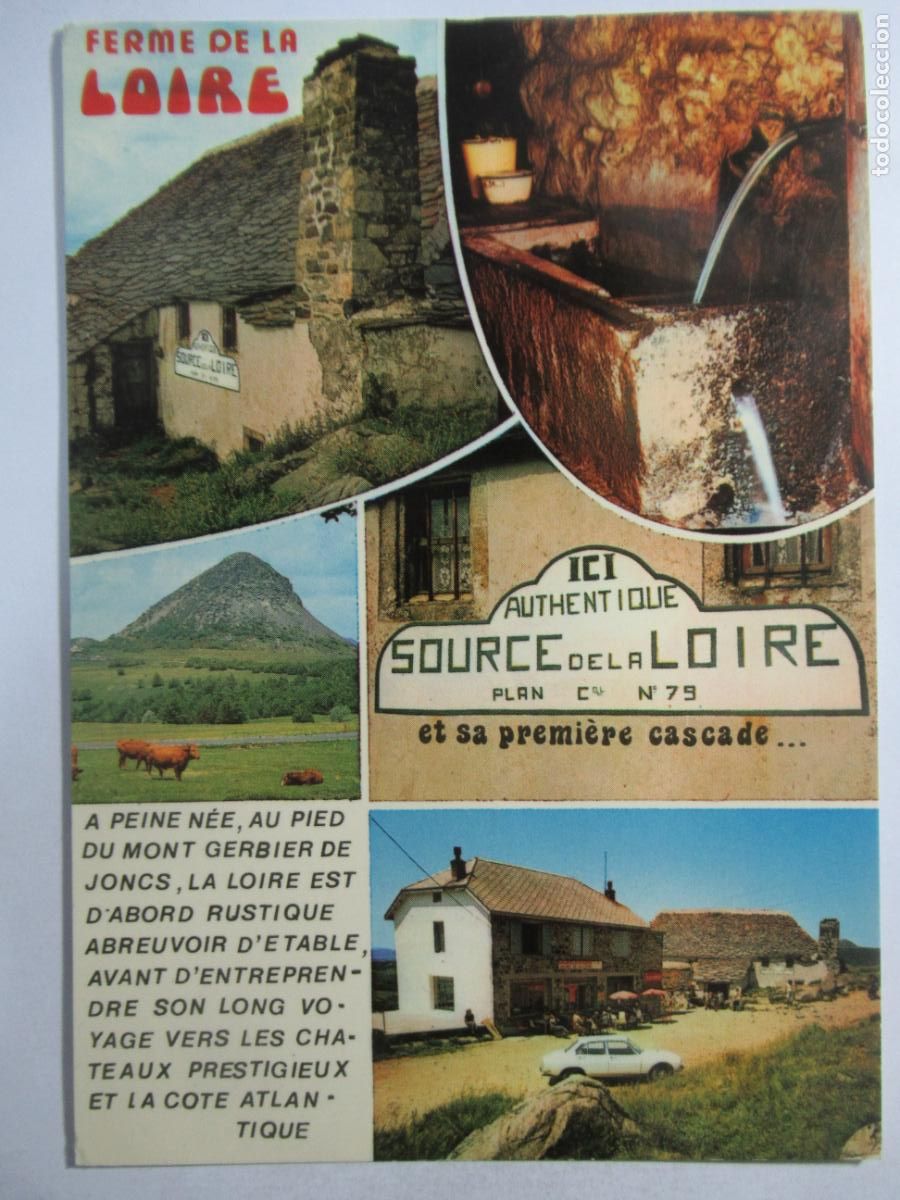 Postales: Francia - Ferme de la Loire - Circulada