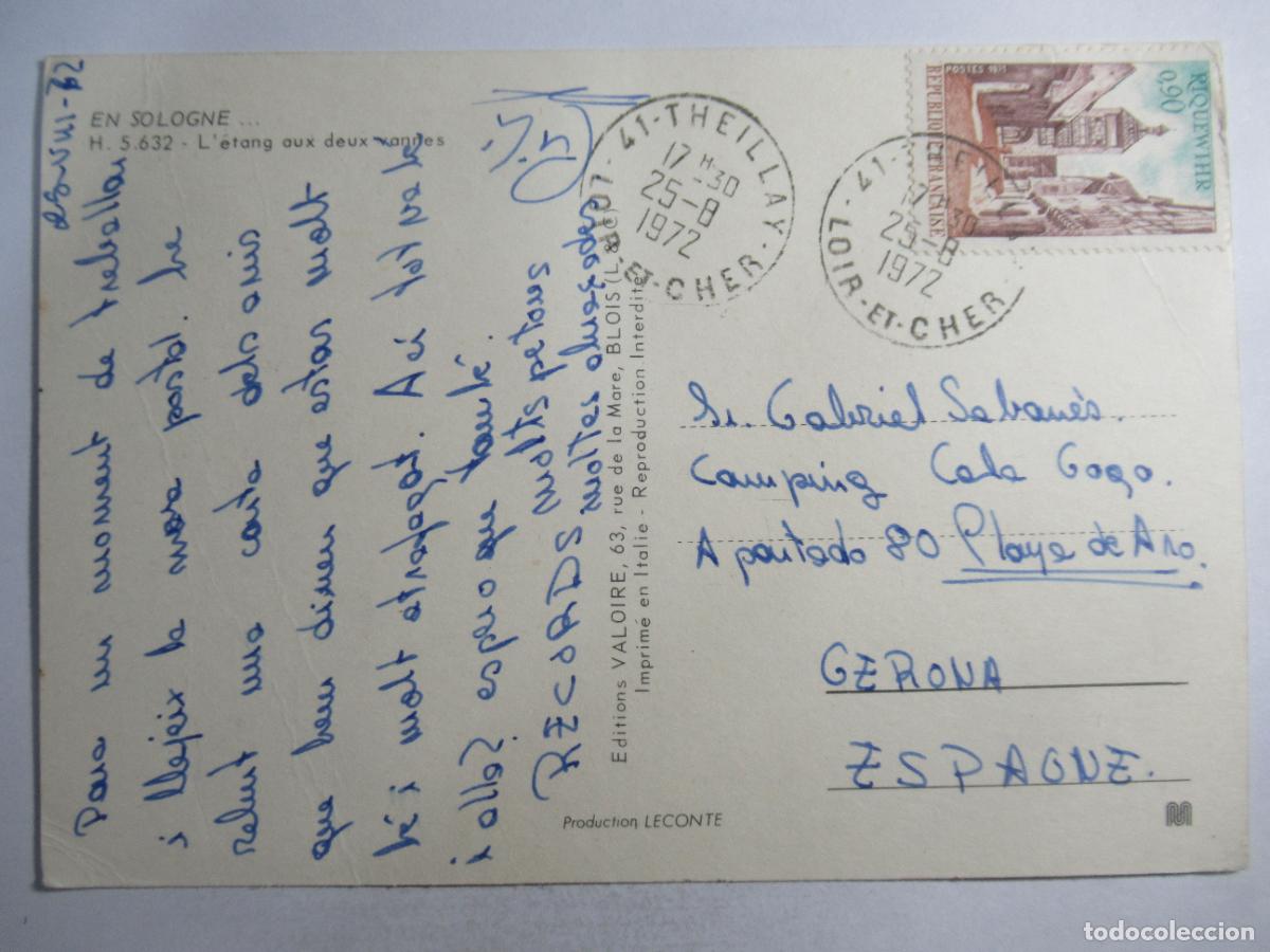 Postales: Francia - En Sologne - Circulada - Foto 2