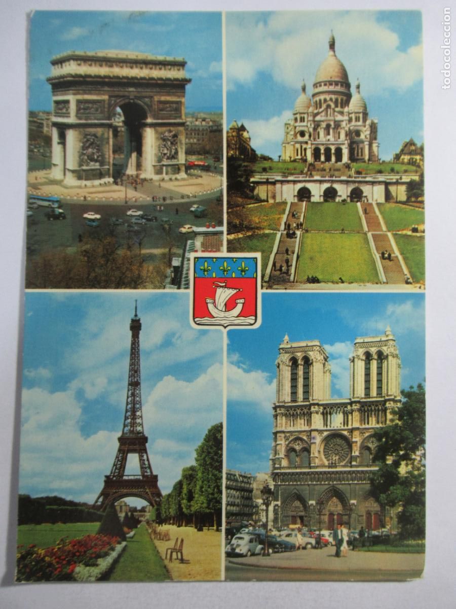 Postales: Francia - Par&iacute;s - Circulada - Foto 1