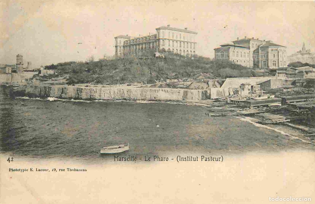 Cartes Postales: Carte Postale Ancienne - 13 - Marseille - Le pharo - institut pasteur - Pr&eacute;curseur - CPA - Voir Scan