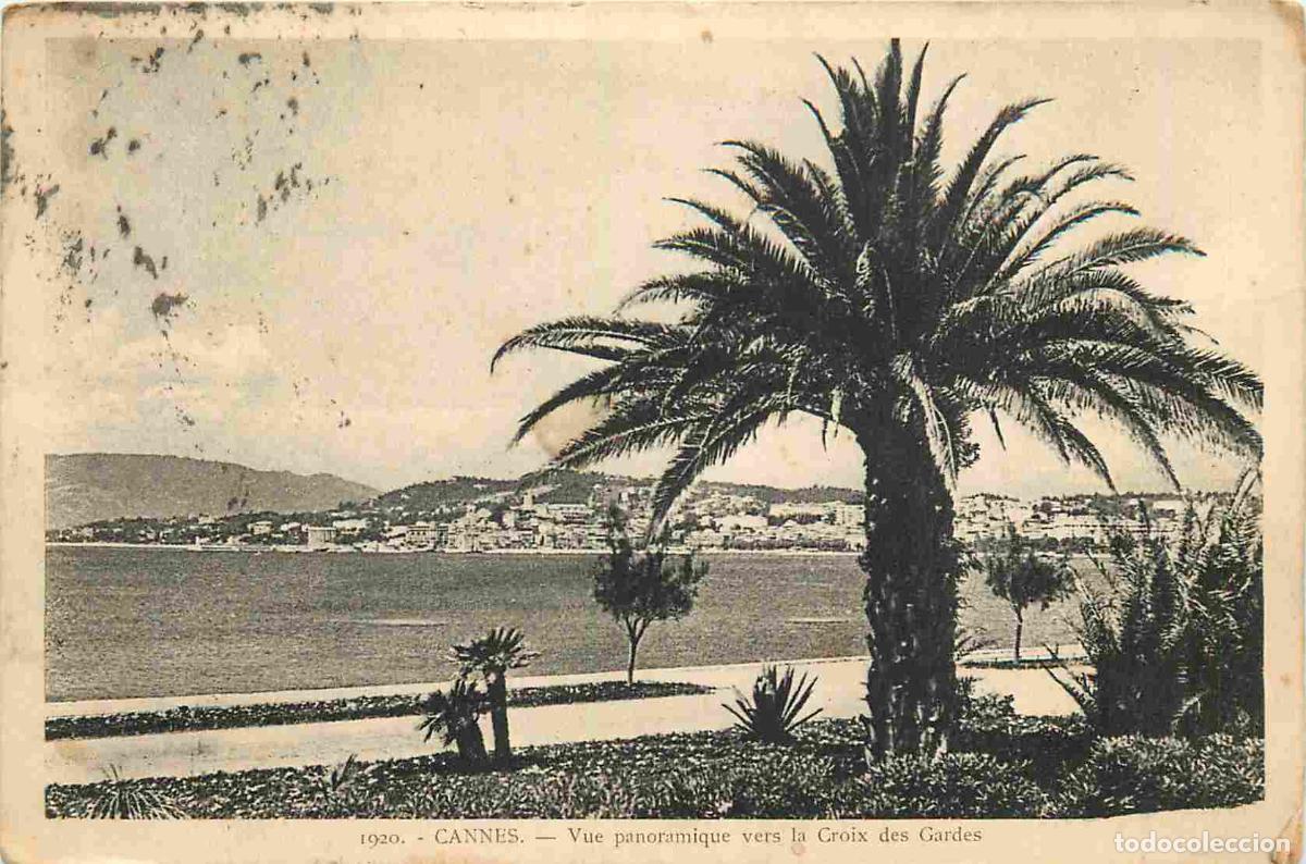 Postcards: Carte Postale Ancienne - 06 - Cannes - Vue panoramique vers la Croix des Gardes - CPA - Oblit&eacute;ration