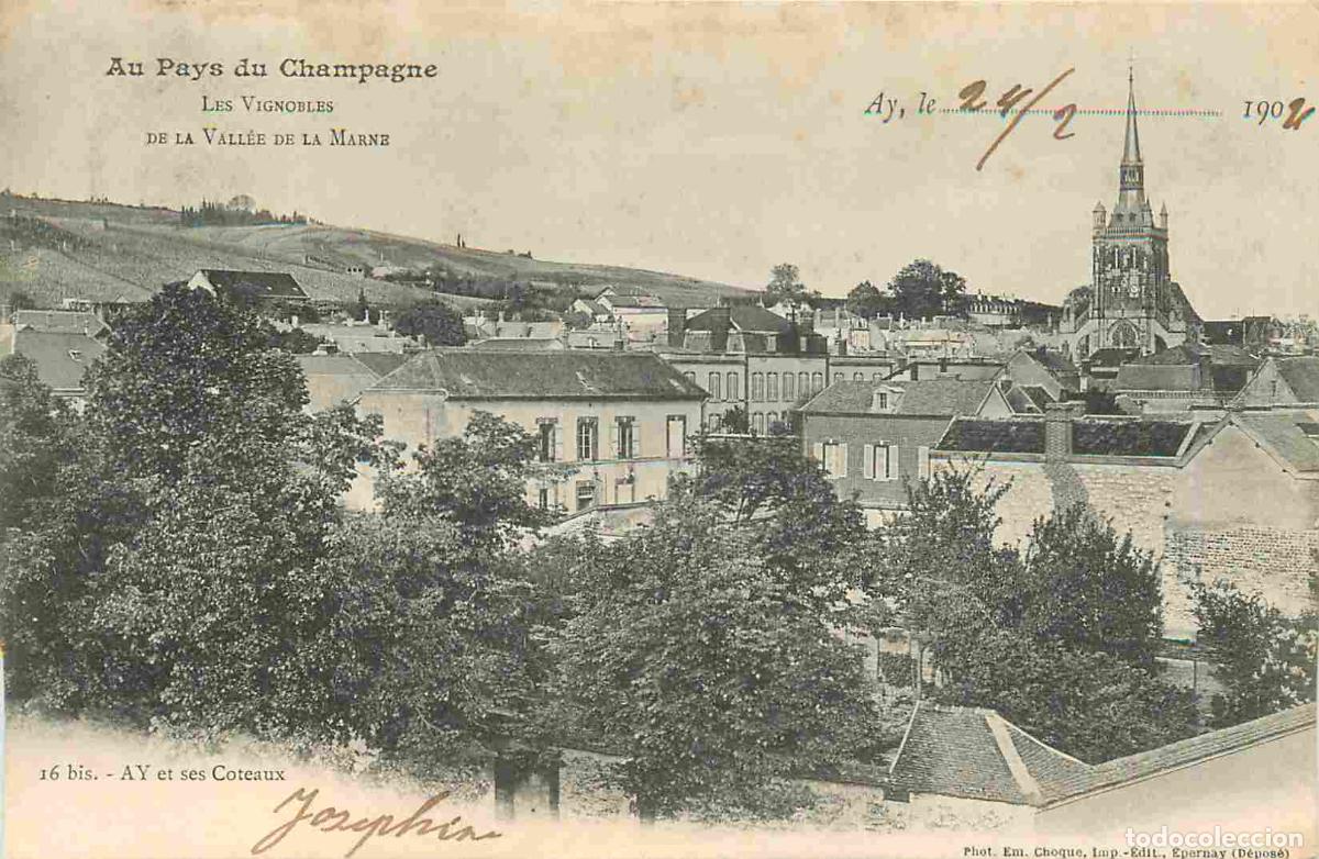 Postais: Carte Postale Ancienne - 51 - Ay - Au pays du champagne - les vignobles de la vall&eacute;e de la marne et