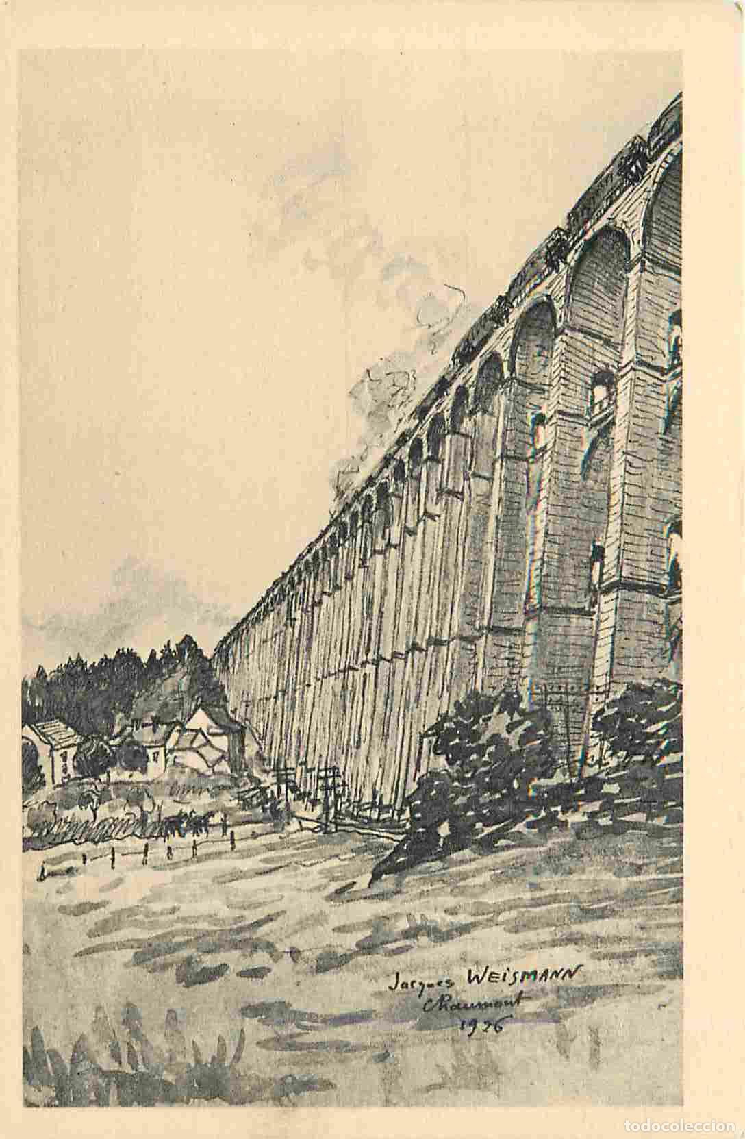 Postais: Carte Postale Ancienne - 52 - Chaumont - Le viaduc d'apr&egrave;s un dessin de j weismann - CPA - Voir Scan