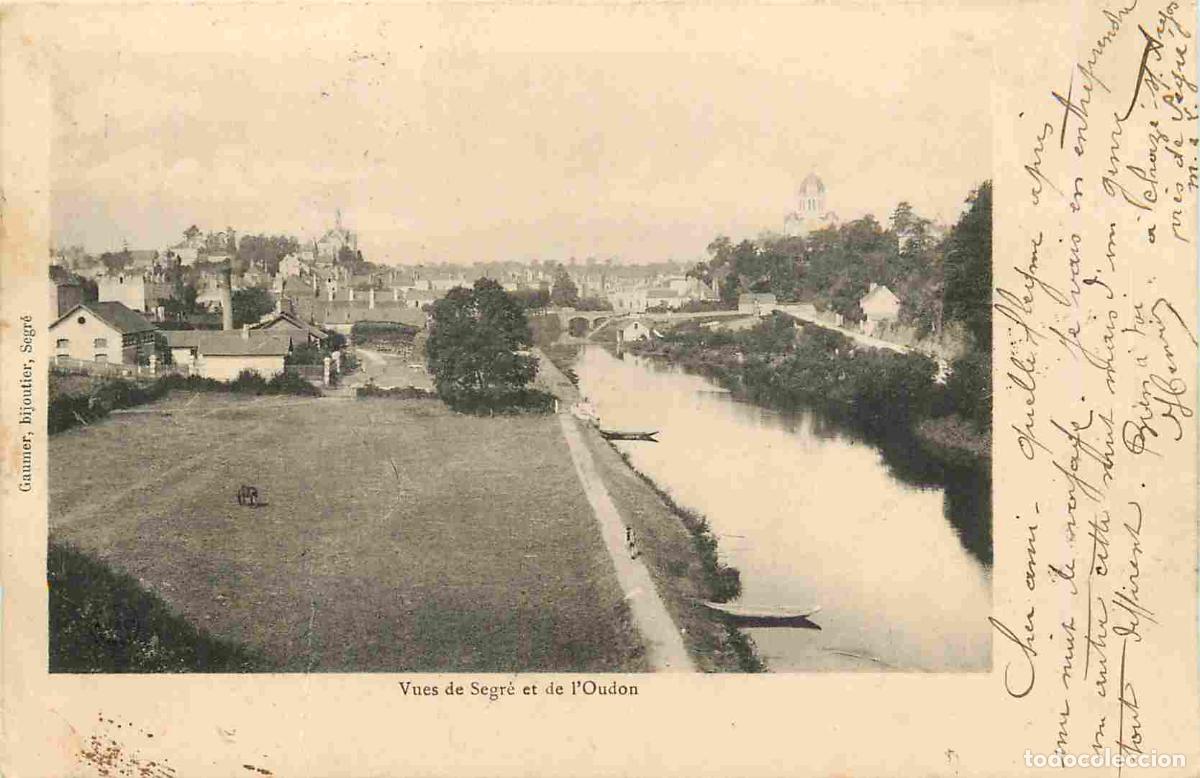 Postcards: Carte Postale Ancienne - 49 - Segre - Vues de segre et de l'oudon - Pr&eacute;curseur - CPA - Oblit&eacute;ration