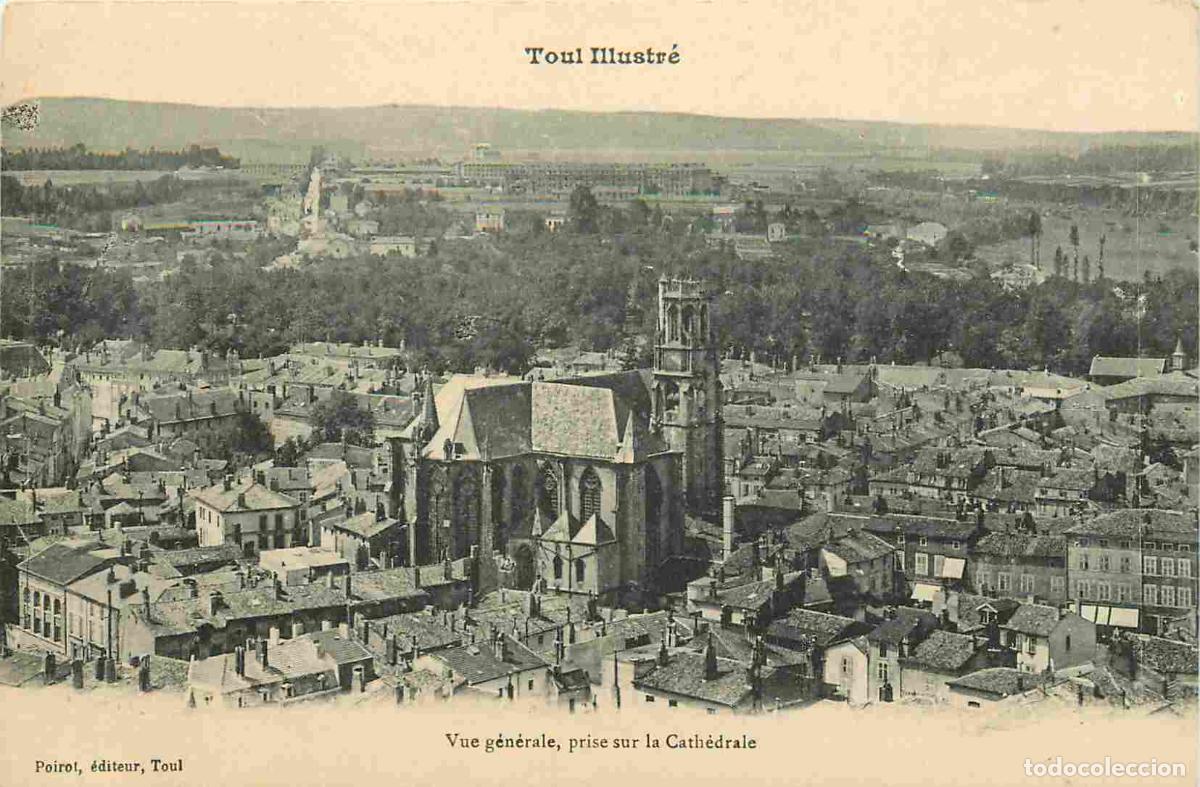 Postcards: Carte Postale Ancienne - 54 - Toul - Vue g&eacute;n&eacute;rale a&eacute;rienne prise sur la Cath&eacute;drale - CPA - Voir Scan