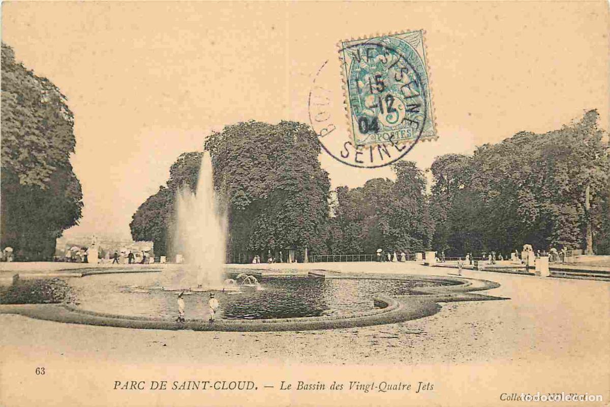 Postais: Carte Postale Ancienne - 92 - Saint-cloud - Parc de saint-cloud le bassin des vingt-quatre jets - CP
