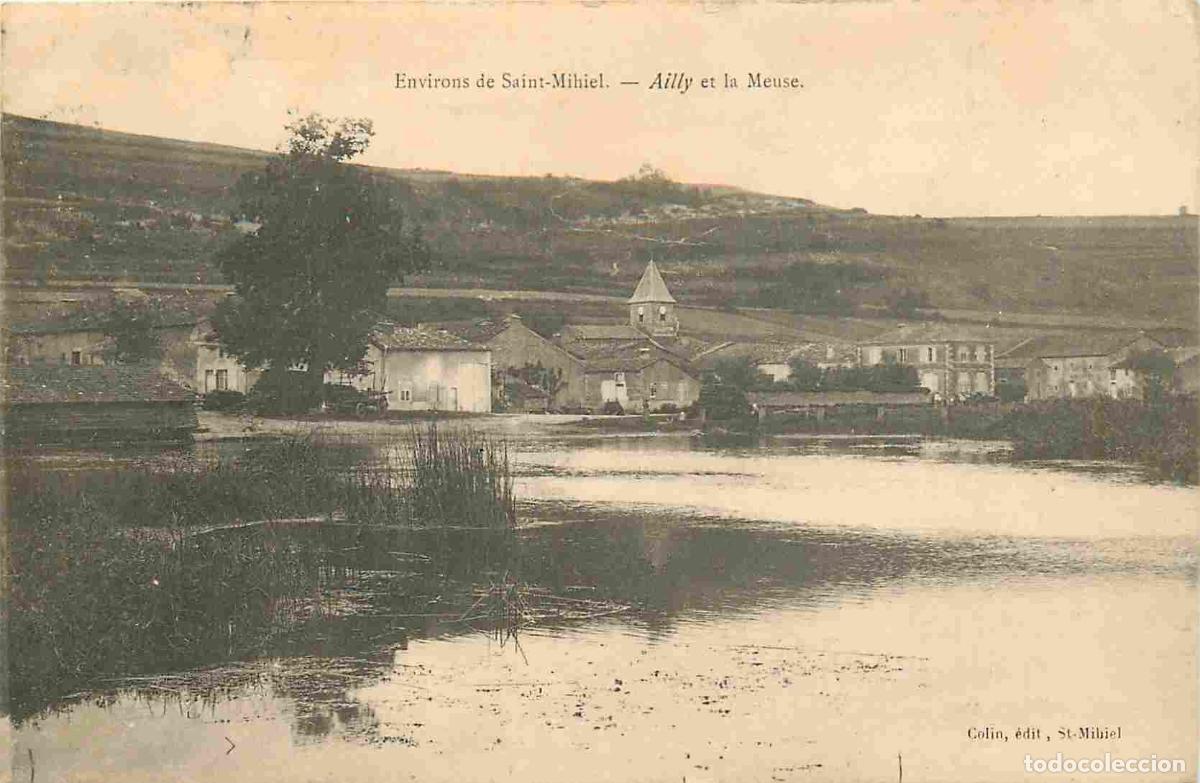 Cartes Postales: Carte Postale Ancienne - 55 - Ailly - Environs de Saint-Mihiel Ailly et la Meuse - CPA - Oblit&eacute;ratio