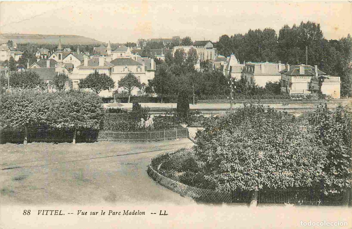 Cartes Postales: Carte Postale Ancienne - 88 - Vittel - Vue sur le parc Madelon - CPA - Voir Scans Recto-Verso