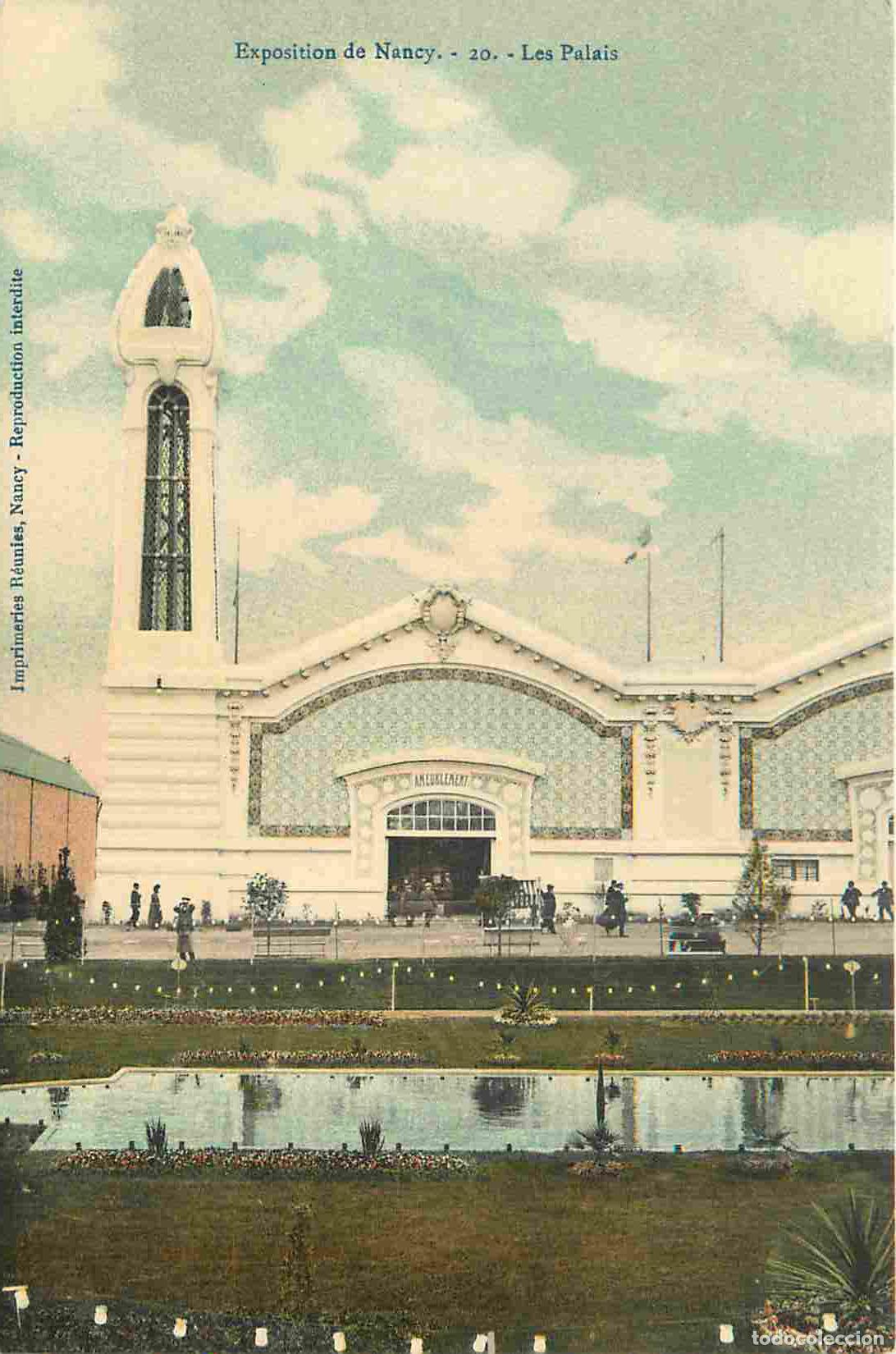 Postcards: Carte Postale Ancienne - 54 - Nancy - Exposition de nancy - les palais - Coloris&eacute;e - CPA - Voir Scan
