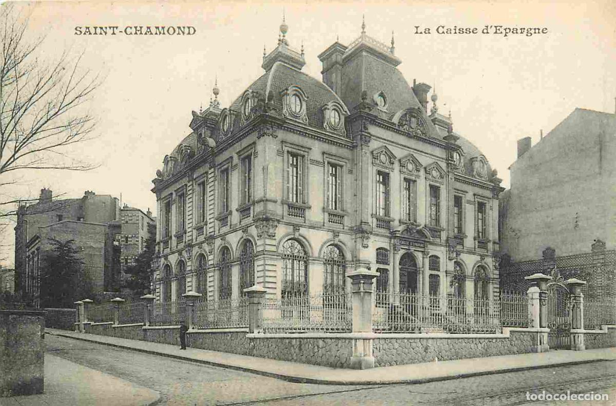 Postcards: Carte Postale Ancienne - 42 - Saint-chamond - La Caisse d'Epargne - CPA - Oblit&eacute;ration - Voir Scans