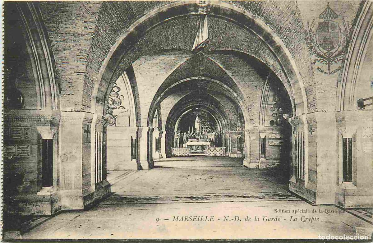 Postcards: Carte Postale Ancienne - 13 - Marseille - ND de la Garde La Crypte - CPA - Voir Scans Recto-Verso
