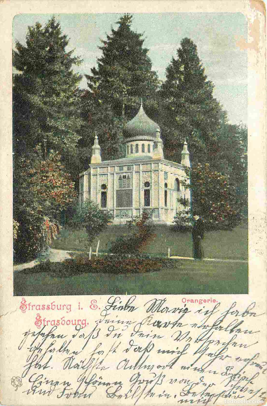 Postcards: Carte Postale Ancienne - 67 - Strasbourg - Orangerie - illustration - Coloris&eacute;e - Pr&eacute;curseur - CPA -