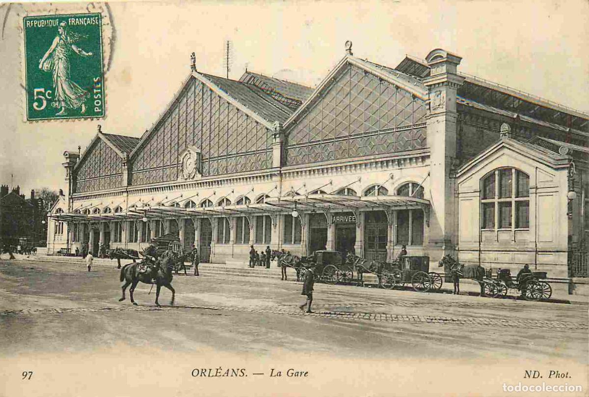 Postcards: Carte Postale Ancienne - 45 - Orl&eacute;ans - La gare - Anim&eacute;e - CPA - Voir Scans Recto-Verso