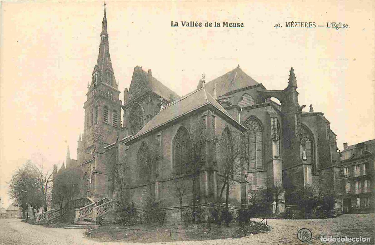 Postais: Carte Postale Ancienne - 08 - M&eacute;zi&egrave;res - l'&eacute;glise - CPA - Voir Scans Recto-Verso