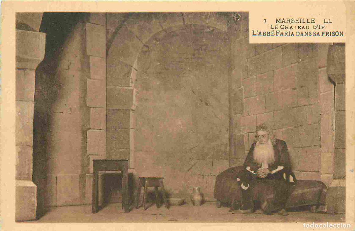 Postais: Carte Postale Ancienne - 13 - Marseille - Le Ch&acirc;teau d If - L Abb&eacute; Faria dans sa prison - Anim&eacute;e - L