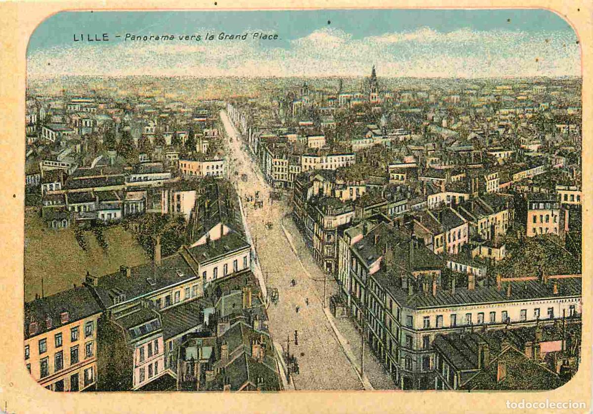 Postcards: Carte Postale Ancienne - 59 - Lille - Panorama vers la grand place - CPA - Oblit&eacute;ration de 1914 - Vo